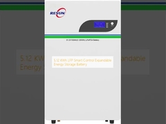 5.12 KWh LFP 스마트 컨트롤 확장 가능한 에너지 저장 배터리